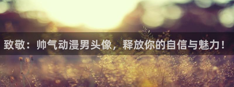 里番好看的动漫：致敬：帅气动漫男头像，释放你的自信与魅力！